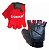 LUVA MTB LYCRA EXTRA GRANDE VERM. - Imagem 1