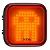 LUZ TRASEIRA KNOG BLINDER CAVEIRA - Imagem 1