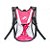 MOCHILA DE HIDRATACAO 2 LITROS C/REFIL CINZA/ROSA IMP H1008 - Imagem 1