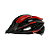CAPACETE MTB C/REG C/ABA IN MOLD PRETO/VERMELHO H1153 - Imagem 1