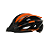 CAPACETE MTB C/REG C/ABA IN MOLD PRETO/LARANJA H1153 - Imagem 1