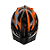 CAPACETE MTB C/REG C/ABA IN MOLD PRETO/LARANJA H1153 - Imagem 2