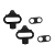 PEDAL ROCKBROS MTB ALUM. CLIP PLAT. PRETO - Imagem 2