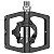 PEDAL ROCKBROS MTB ALUM. CLIP PLAT. PRETO - Imagem 1