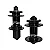 CUBO DIANTEIRO TRASEIRO ABSOLUTE PRIME 6 PAWLS PRETO SLICK 36F - Imagem 1