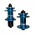 CUBO DIANTEIRO TRASEIRO ABSOLUTE PRIME 6 PAWLS AZUL SLICK 36F - Imagem 1