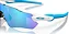 Óculos de Sol Oakley Radar EV Path Polished White Prizm Sapphire - Imagem 5