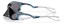 Óculos de Sol Oakley Plantaris Matte Transparent Abyss Prizm Grey Polarized - Imagem 3