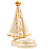 N. Sra. Aparecida com Incensário - Creme - Imagem 1