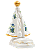 Nossa Senhora Aparecida INCENSÁRIO - Floral Azul - Imagem 1