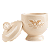 Cinzeiro para carvão - CREME - Imagem 1