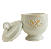 Cinzeiro para carvão - CREME - Imagem 1