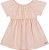 VESTIDO BEBÊ MENINAS ROSA LISTRADO | NINI & BAMBINI (6M) - Imagem 1
