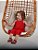 VESTIDO DE ALÇAS BEBÊ MENINA VERMELHO | NINI & BAMBINI (6M) - Imagem 2