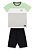 CONJUNTO INFANTIL MENINO VERDE E MESCLA | ALAKAZOO (4 ANOS) - Imagem 1