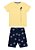 CONJUNTO INFANTIL MENINO AMARELO E MARINHO | ALAKAZOO (4 ANOS) - Imagem 1