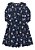VESTIDO MIDI INFANTIL MENINA ESTAMPADO MARINHO | ALAKAZOO (4 ANOS) - Imagem 2