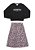 CONJUNTO INFANTIL MENINA COM SAIA MIDI | ALAKAZOO (6 ANOS) - Imagem 2