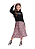 CONJUNTO INFANTIL MENINA COM SAIA MIDI | ALAKAZOO (6 ANOS) - Imagem 1