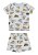 PIJAMA INFANTIL MENINO ESTAMPADO DINO MESCLA | ALAKAZOO (2 ANOS) - Imagem 2