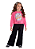 CONJUNTO INFANTIL MENINA CALÇA FLARE | PIMENTINHA (6 / 8 ANOS) - Imagem 1