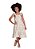 VESTIDO SARJA MIDI INFANTIL MENINA COM BABADOS | ALAKAZOO (3 ANOS) - Imagem 1