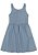 VESTIDO JEANS INFANTIL MENINA AMARRAÇÃO COSTAS | ALAKAZOO (10 ANOS) - Imagem 3