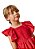 VESTIDO INFANTIL MIDI MENINA VERMELHO | POKOTINHA (6 A 10 ANOS) - Imagem 3