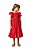 VESTIDO INFANTIL MIDI MENINA VERMELHO | POKOTINHA (6 A 10 ANOS) - Imagem 1