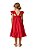 VESTIDO INFANTIL MIDI MENINA VERMELHO | POKOTINHA (6 A 10 ANOS) - Imagem 2