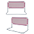 Mini Grade de cama Simples Rosa Ninos - Imagem 6
