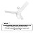 Ventilador Teto Tron Pera New 110v Branco C/ Lustre - Imagem 4