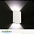 Arandela Led 4W Bivolt 3000K 100 Lumens Branco IP65 Blumenau - Imagem 2