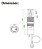 Torre Mini Totem Manual Pop 01 Tomada 10A + 02 USB Branco Dutotec - Imagem 7