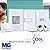 Módulo Tomada Telefonica RJ11 4 Vias Branco Sleek Margirius - Imagem 1