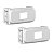 Módulo para conectar RJ45 branco com 2 peças Composé Weg - Imagem 1