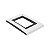 Placa 4X2 3 Posições Branco com Preto Style Refinatto - Imagem 2
