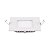 Painel Led de Embutir Quadrado  6W Bivolt 6500K 400 Lumens 11,8CM Blumenau - Imagem 1
