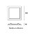 Painel Led de Embutir Quadrado 12W Bivolt 3000K 900 Lumens 17CM Blumenau - Imagem 3