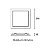 Painel Led de Embutir Quadrado 18W Bivolt 6500K 1350 Lumens 21,8CM Blumenau - Imagem 4