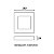 Painel Led de Sobrepor Quadrado 24W Bivolt 3000K 1800 Lumens 28,3CM Blumenau - Imagem 3