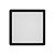 Painel Led de Sobrepor Quadrado 24W Bivolt 4100K Preto 1800 Lumens 28,3CM Blumenau - Imagem 2