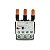 Relé Térmico de Sobrecarga 50A a 63A RW 67 2D para CWM50-80 Tripolar Weg - Imagem 1