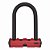 Cadeado U-lock Abus U-Mini 40/130HB140 com chave preto e vermelho - Imagem 1