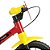 Bicicleta de Equilíbrio Nathor 12" vermelha e amarela - Imagem 3
