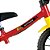 Bicicleta de Equilíbrio Nathor 12" vermelha e amarela - Imagem 2
