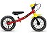 Bicicleta de Equilíbrio Nathor 12" vermelha e amarela - Imagem 1