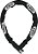 Cadeado Abus Steel-O-Chain 880/85 com chave preto - Imagem 1