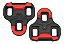 Taco VP Components ARC6 speed para pedal Look preto e vermelho - Imagem 1