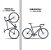 Suporte de parede para bicicleta Hornit Clug - Imagem 5